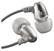 Front Standard. JLAB - JBuds J5 Earbud Headphones - Gray.
