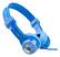 Front Standard. JLAB - JBuddies Kids Over-the-Ear Headphones - Blue.