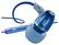 Front Standard. JLAB - JBuds J5M Earbud Headphones - Blue.