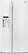 Front Standard. LG - 26.5 Cu. Ft. Side-by-Side Refrigerator with Thru-the-Door Ice and Water - Smooth White.