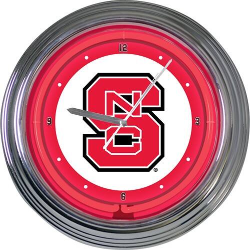 Front Standard. Memory Company - NC State Neon Clock.