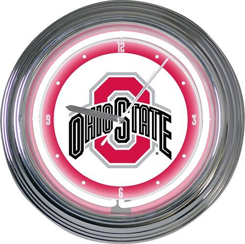 Front Standard. Memory Company - Ohio State Neon Clock.