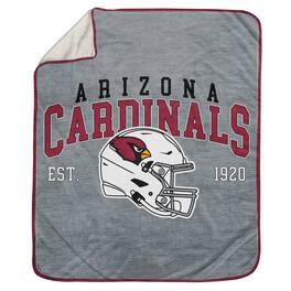 Pegasus - Arizona Cardinals 50" x 60" Arch Block Ultra Cozy Sweatshirt Blanket - Multicolor