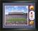 Front Standard. Highland Mint - Buffalo Bills Framed Stadium Photo and Commemorative Coins.