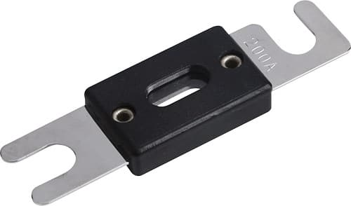 Angle Standard. Fierce Car Audio - 200-Amp AFS/Mini ANL Fuses (2-Pack).