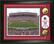Front Standard. Highland Mint - Tampa Bay Buccaneers Framed Stadium Photo and Commemorative Coins.