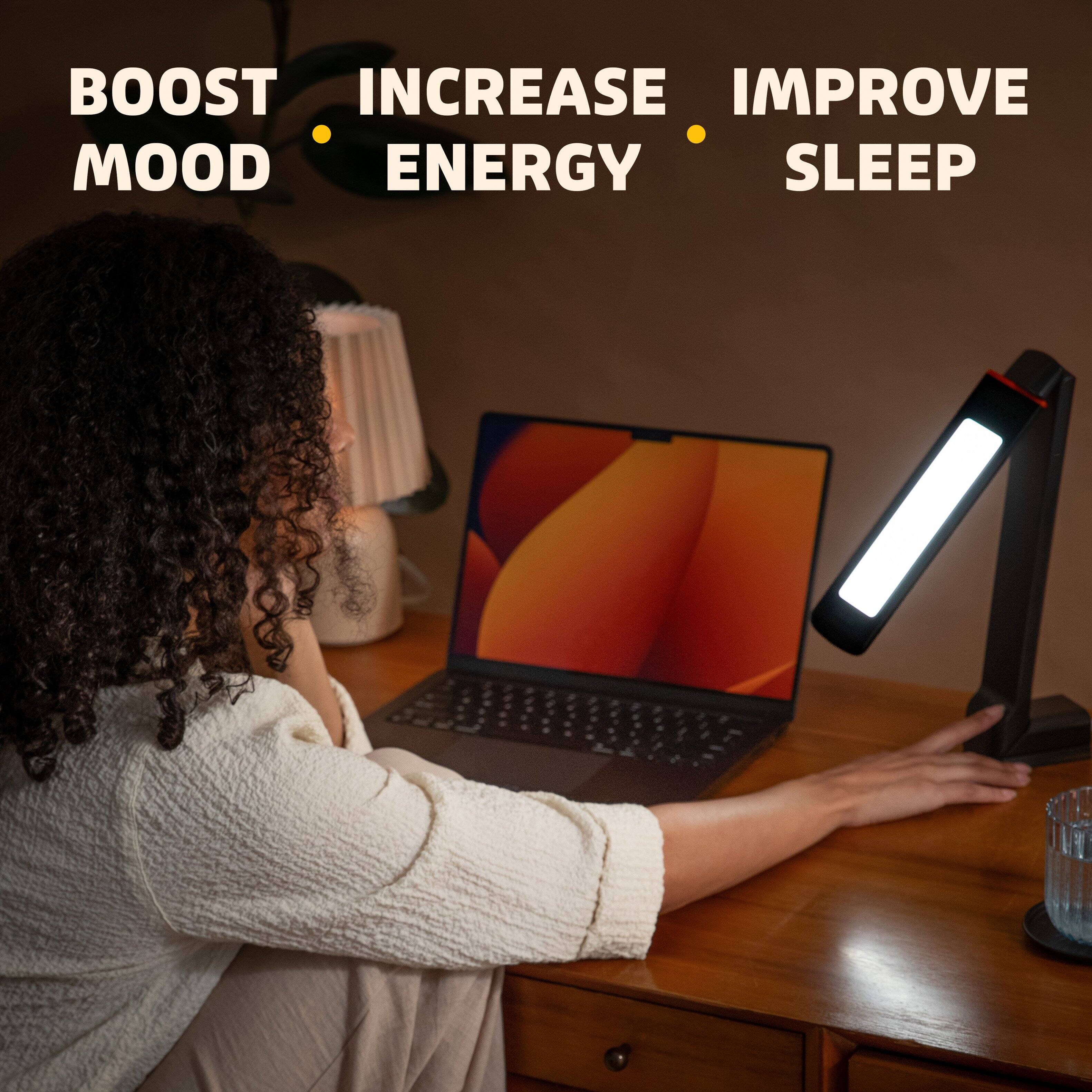 BOOST MOOD  
INCREASE ENERGY  
IMPROVE SLEEP