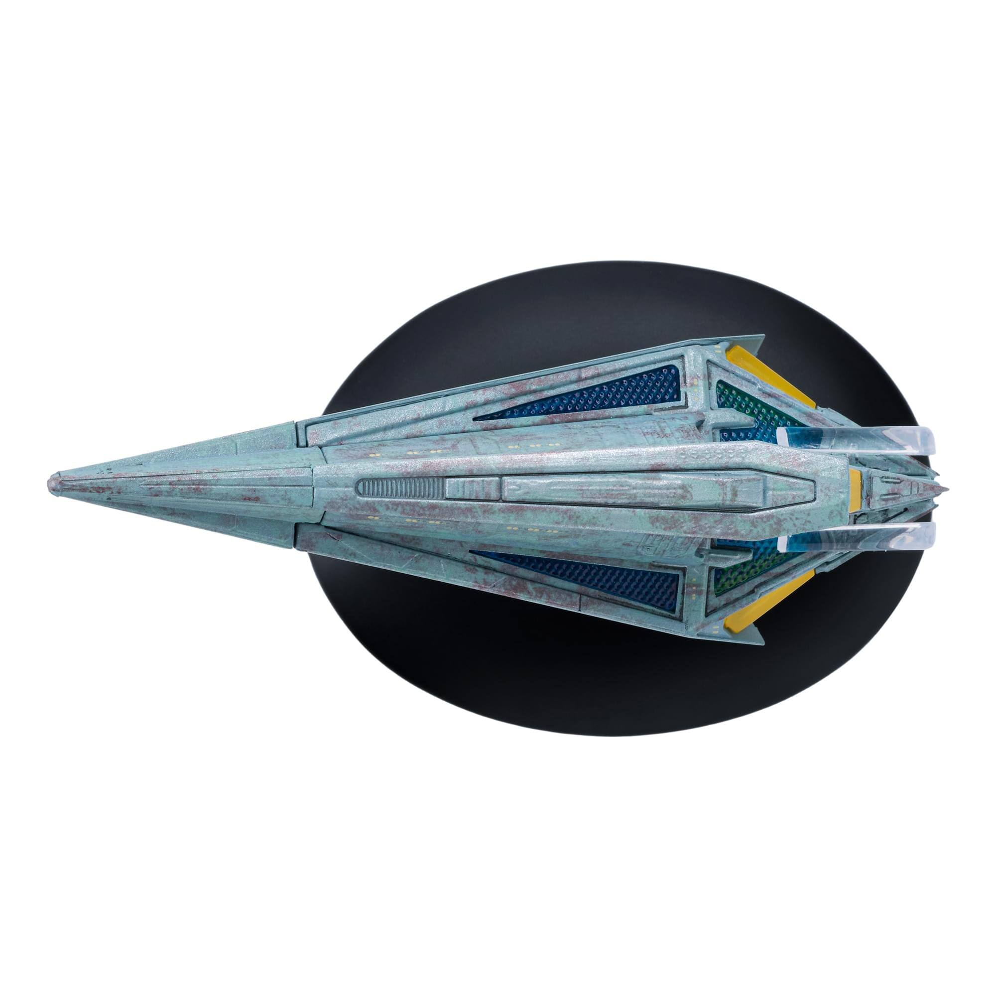 Alt View 5. Eaglemoss - Eaglemoss Star Trek Starship Replica | Tholian Starship - Blue.