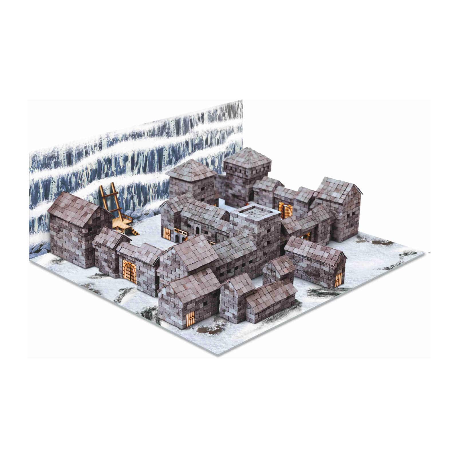 Wise Elk - Black Castle Mini Brick Castle Building Kit, 4300 pcs - Multicolor