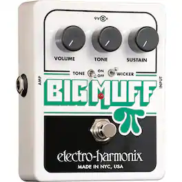 Harmonix - Big Muff Pi with Tone Wicker Fuzz Pedal BM WICKER - White