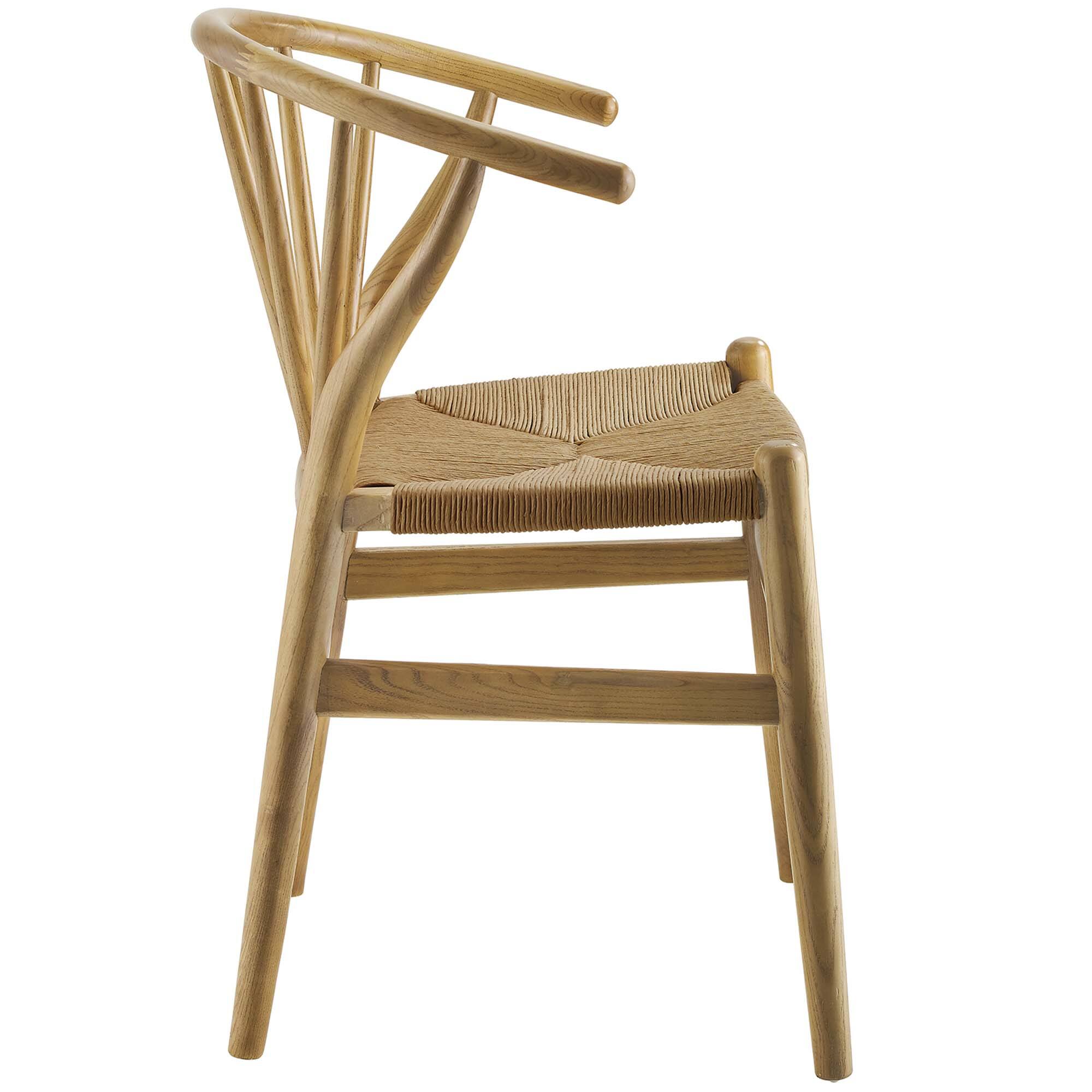 Back. Modway - Flourish Spindle Wood Dining Side Chair by Modway - Brown.