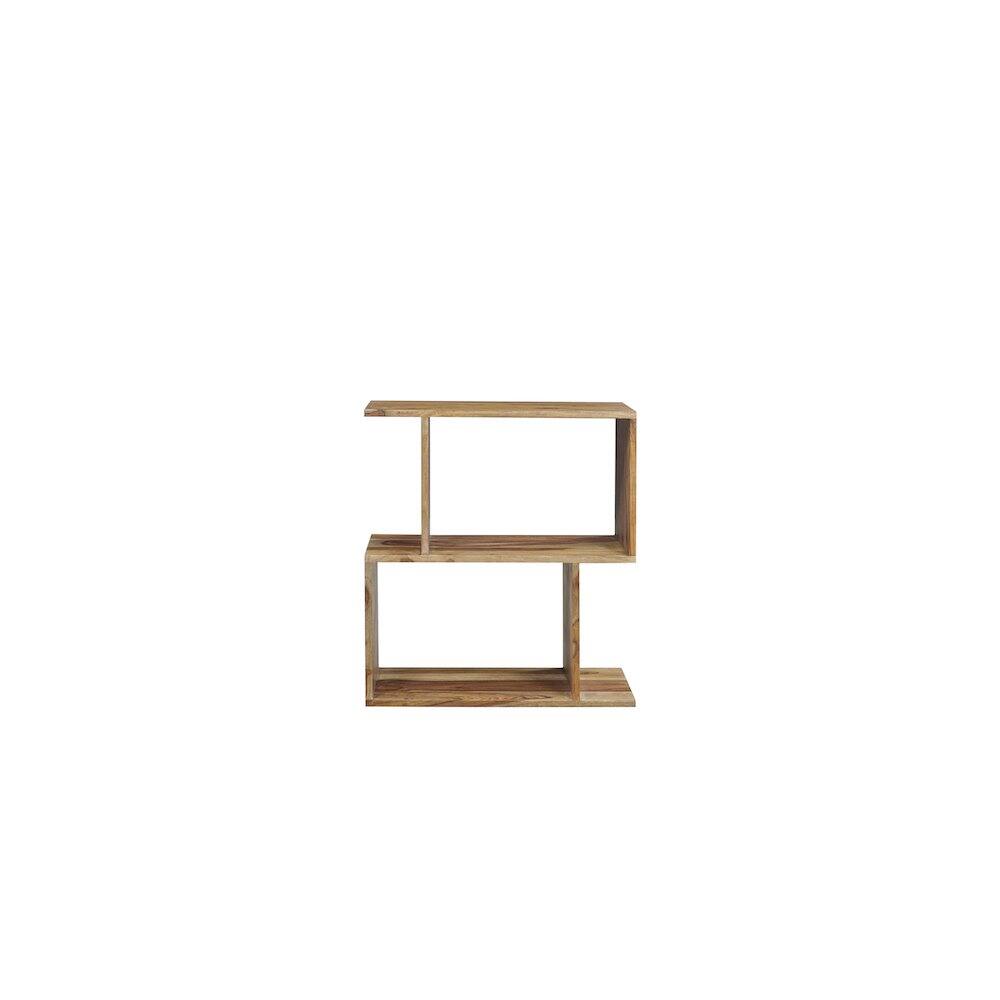 Angle. Porter Designs - Urban Solid Sheesham Wood Bookcase - Natural.