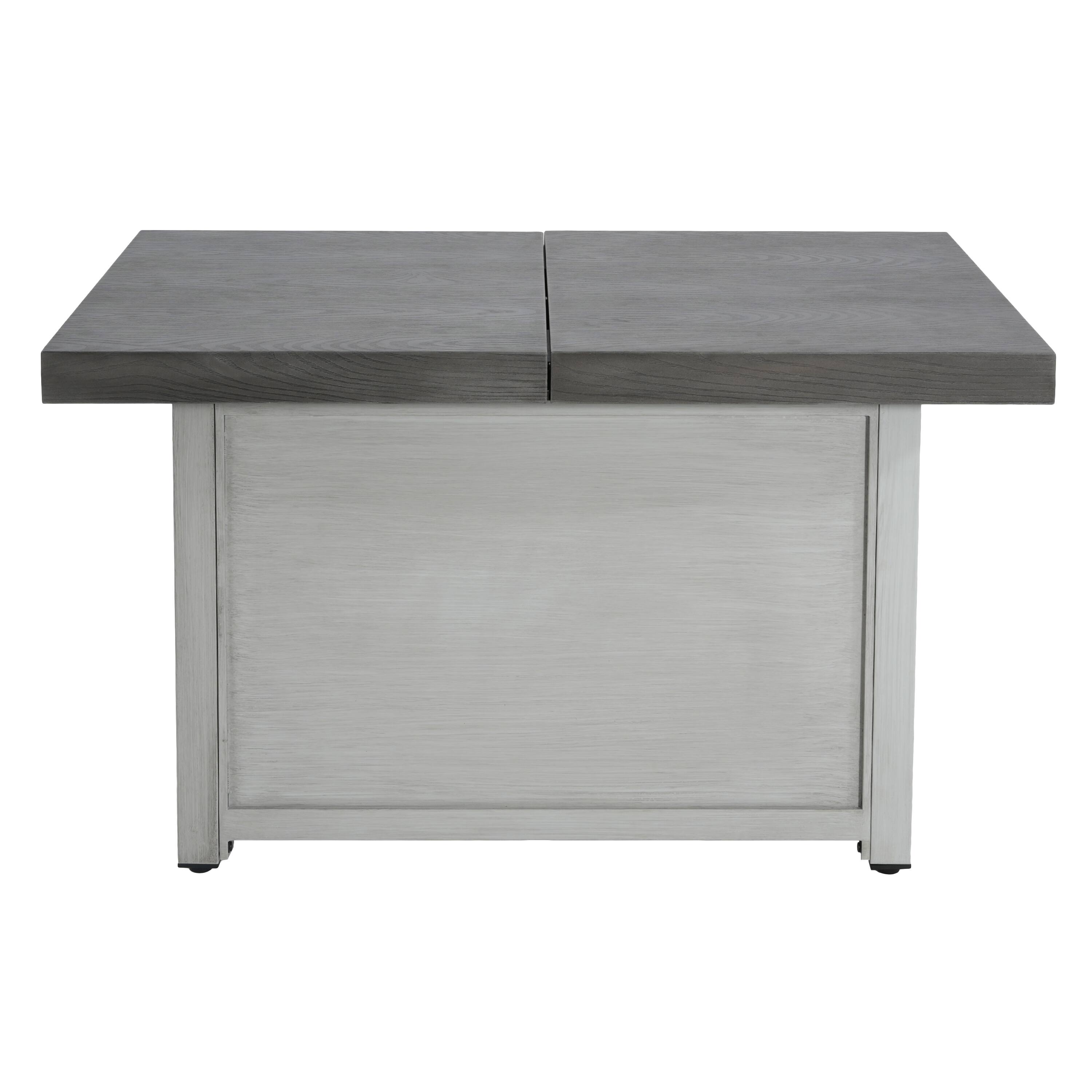 Alt View 1. Siljoy - 50000 BTU Extendable Rectangle Aluminum Alloy Fire Pit Table Outdoor Patio Heater.