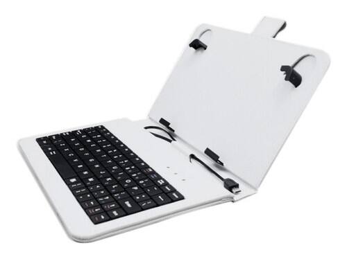 Front Standard. Digital2 - Keyboard Case for Select Digital2 9" Tablets - White.