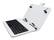 Front Standard. Digital2 - Keyboard Case for Select Digital2 9" Tablets - White.