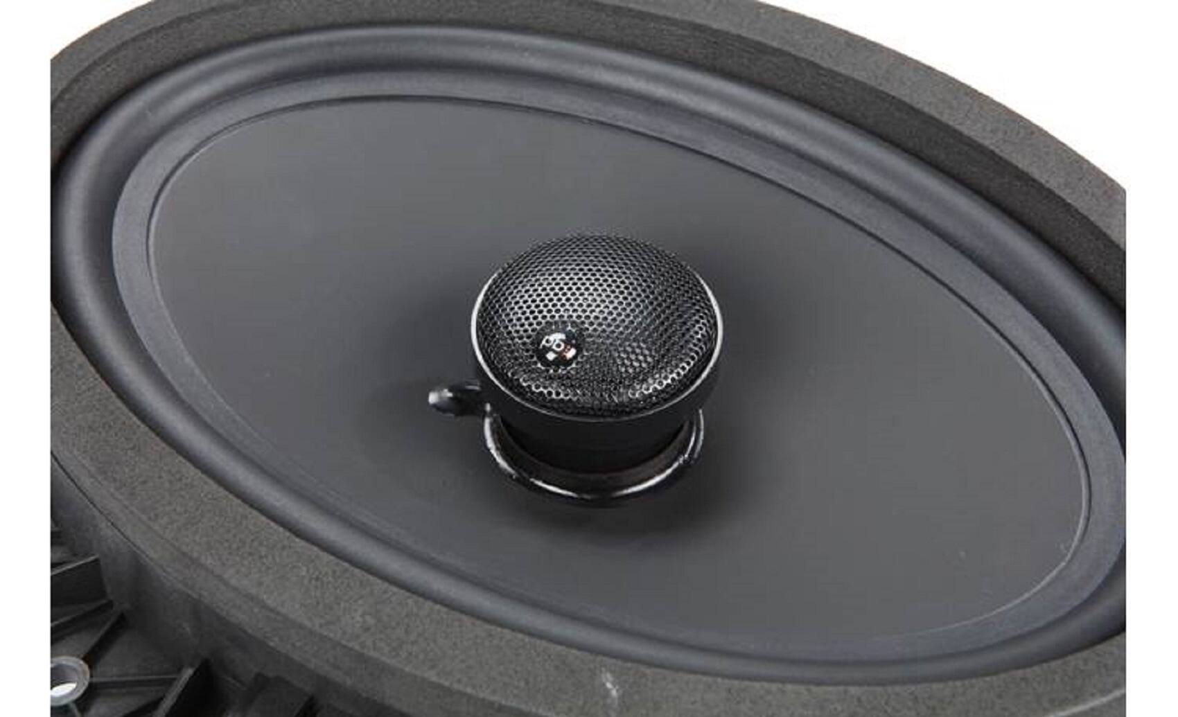 Alt View 13. Powerbass - OE Series 6x9in. 2-Way Coaxial OEM Replacement Speaker with Injection-Molded Polypropylene Woofer Cone - black.