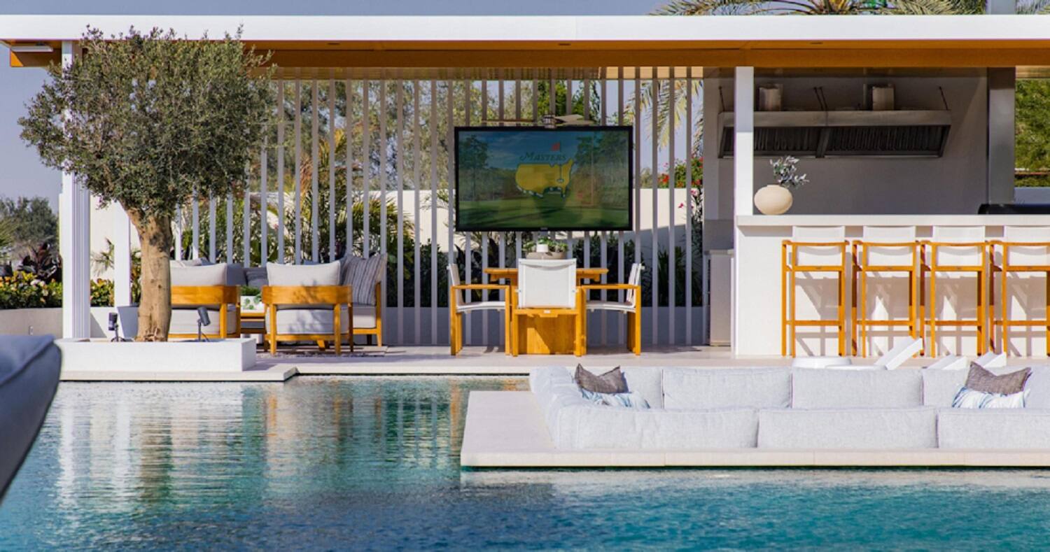 Alt View 5. Apollo Enclosures - Apollo 55" Deluxe Outdoor TV Enclosure for 49" to 55" TVs, Quality Aluminum Construction, UL/CSA certified for safety - Black.