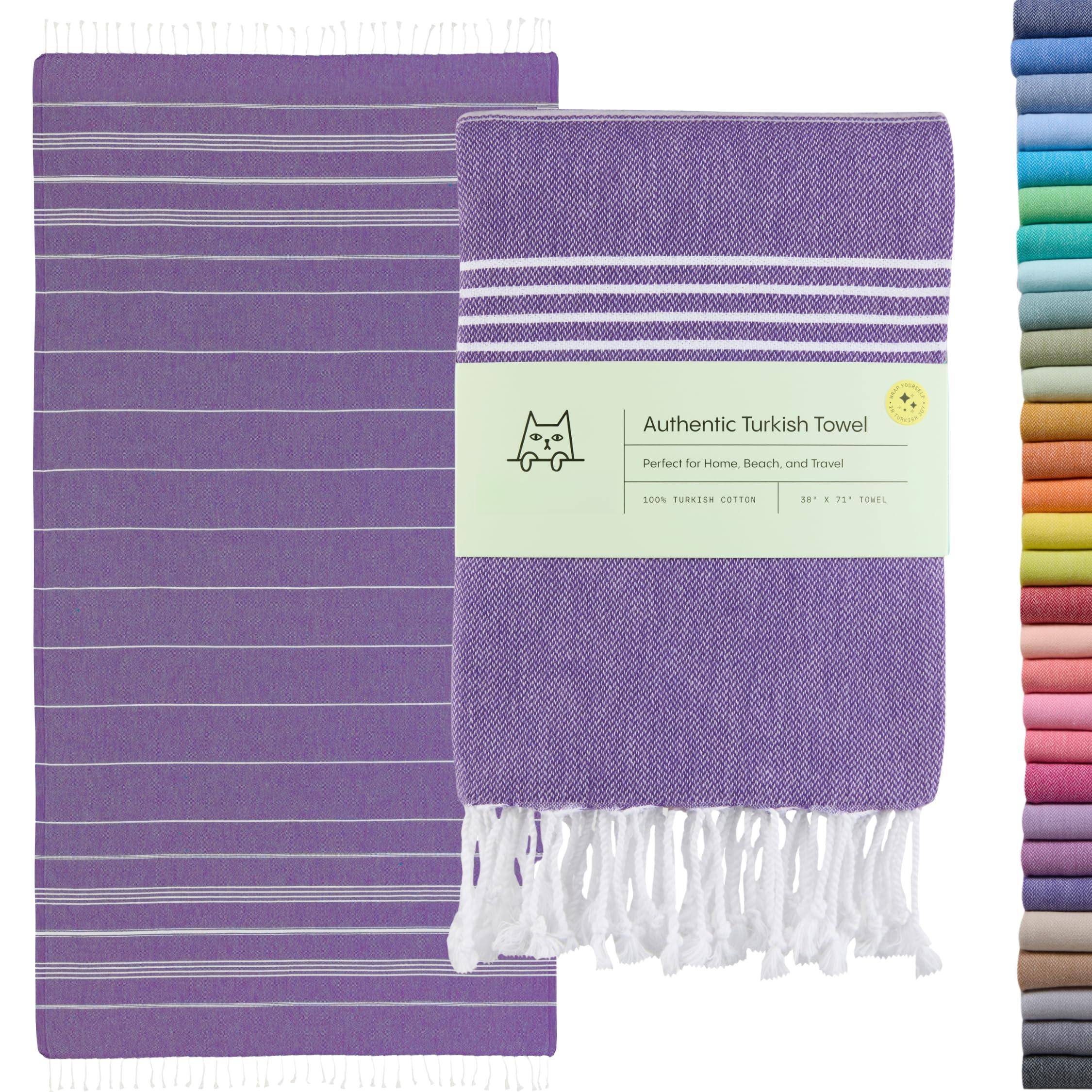 Dark Purple Beach Towel (38" x 71")