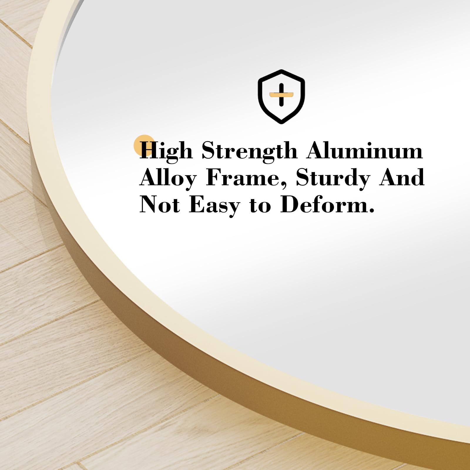 High Strength Aluminum Alloy Frame, Sturdy And Not Easy to Deform.