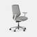 Angle. Branch Furniture - Branch Ergonomic Chair – Adjustable Office Chair for All-Day Comfort with Lumbar Support and Recycled Mesh Back - Pebble.