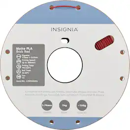 Insignia™ - Matte PLA 1.75mm Filament - Brick Red