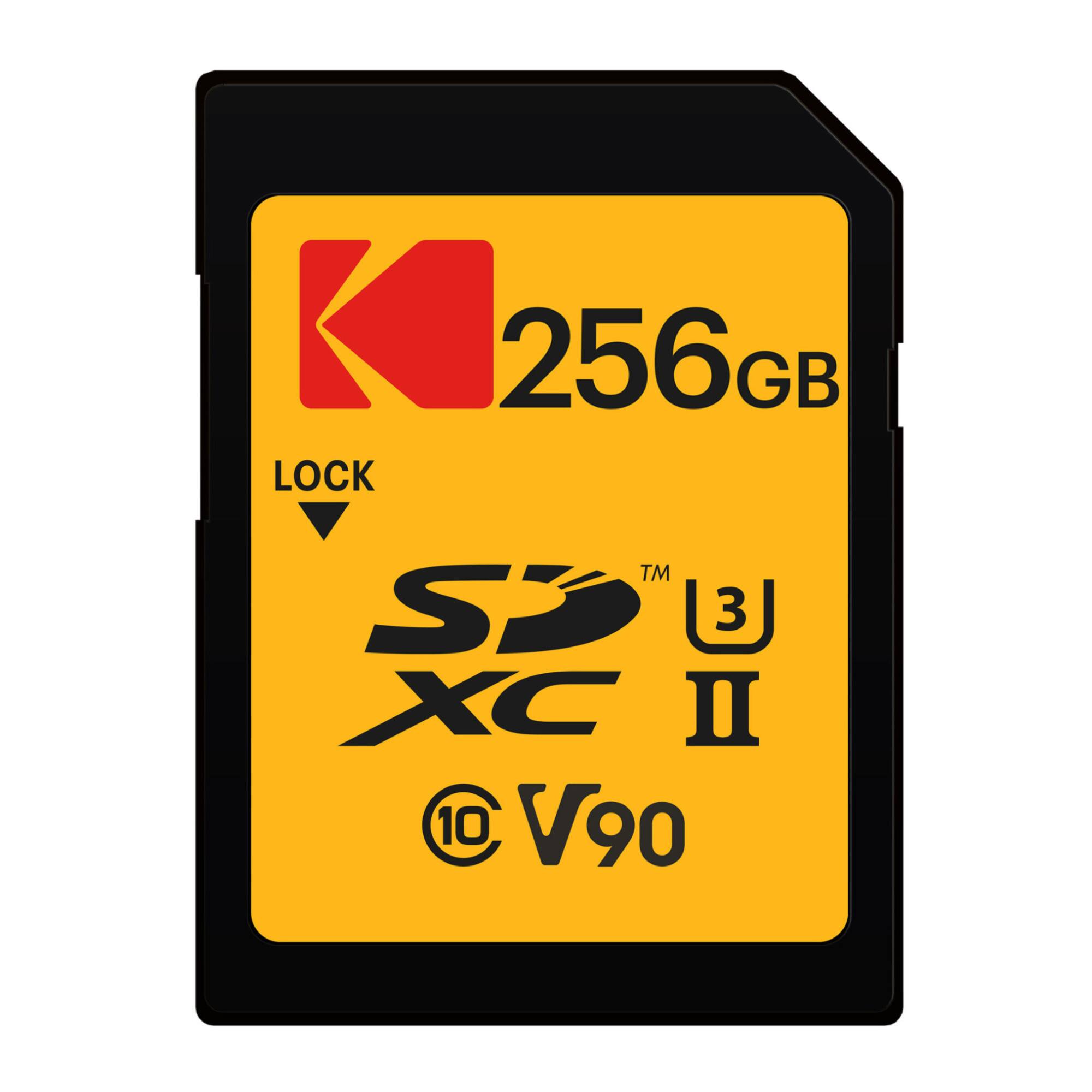 256GB  
LOCK  
SDXC II  
V90  
10