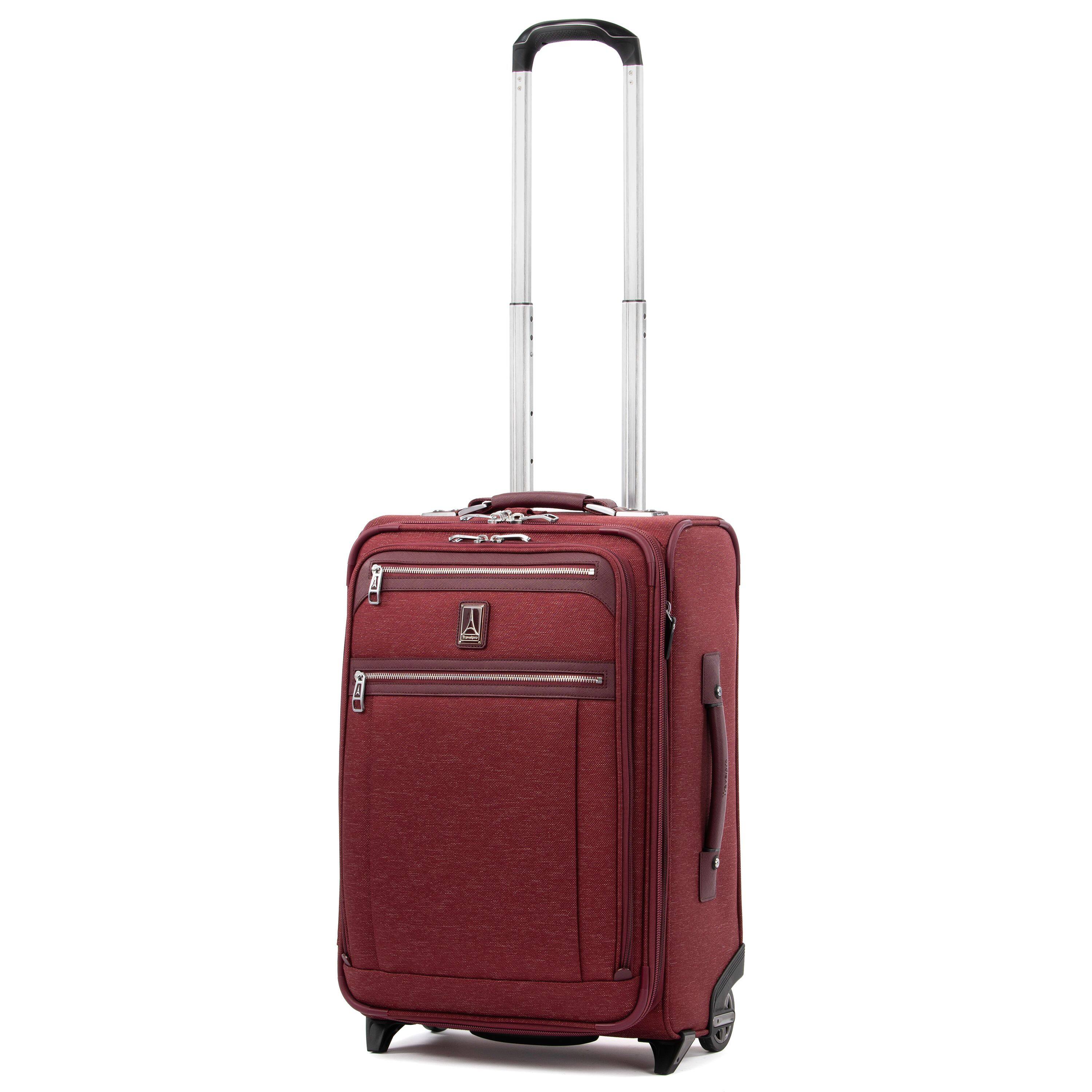 Alt View 1. Travelpro - Travelpro Platinum Elite Softside Expandable 22" Carry On Spinner - Bordeaux.