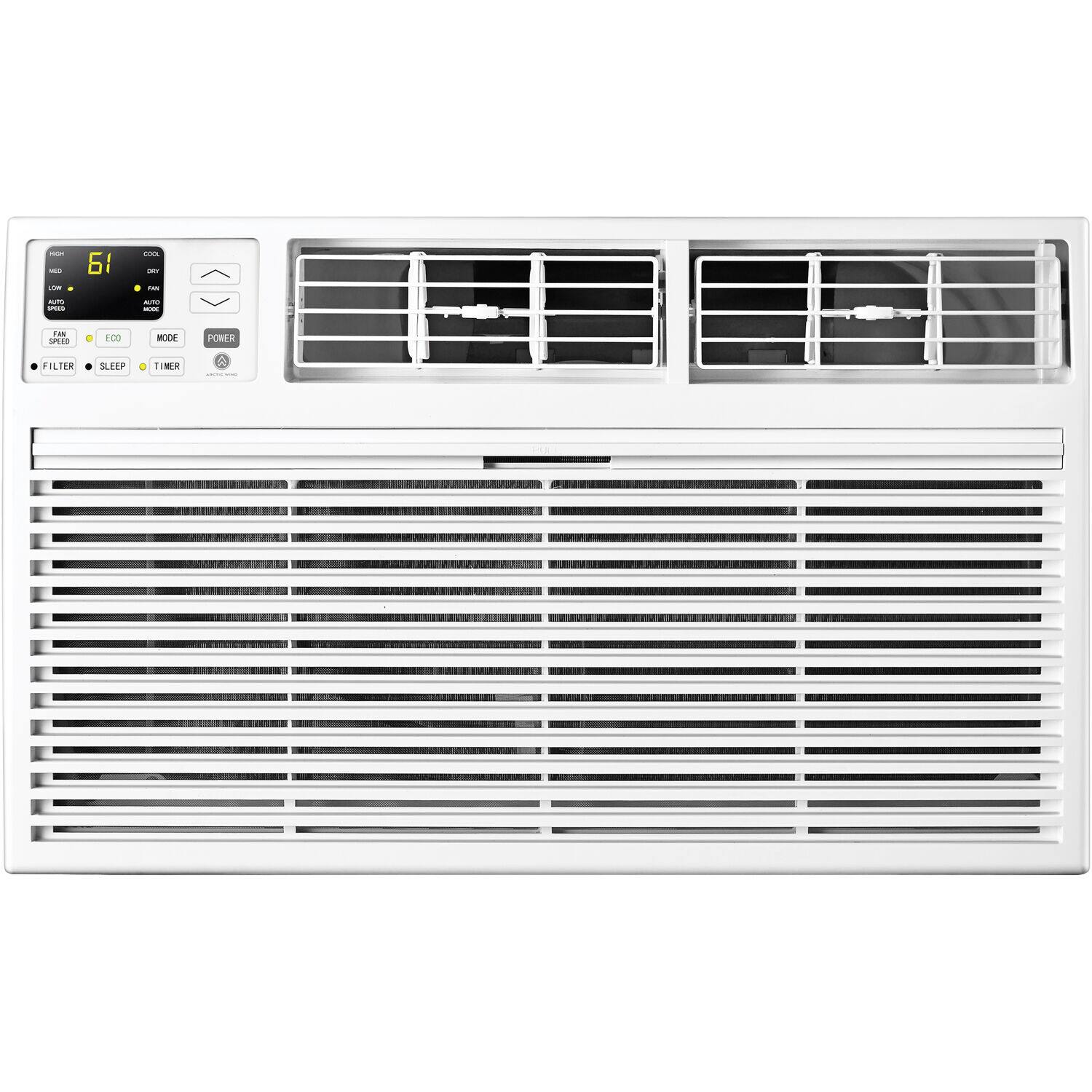 Front. Arctic Wind - 14,000 BTU Through-the-Wall Air Conditioner - White.