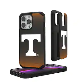 Keyscaper - NCAA - Tennessee Volunteers Linen Logo iPhone Rugged Case - 15 - Black
