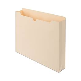 Staples - Reinforced File Jacket, 2" Expansion, Letter Size, 50/Box (TR396444) - Manila