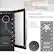 Alt View 18. Lanbo - 15 Inch 31 Bottle Built-in or Freestanding Wine Cooler with Digital Temperature Control and Removable Shelves - Black.