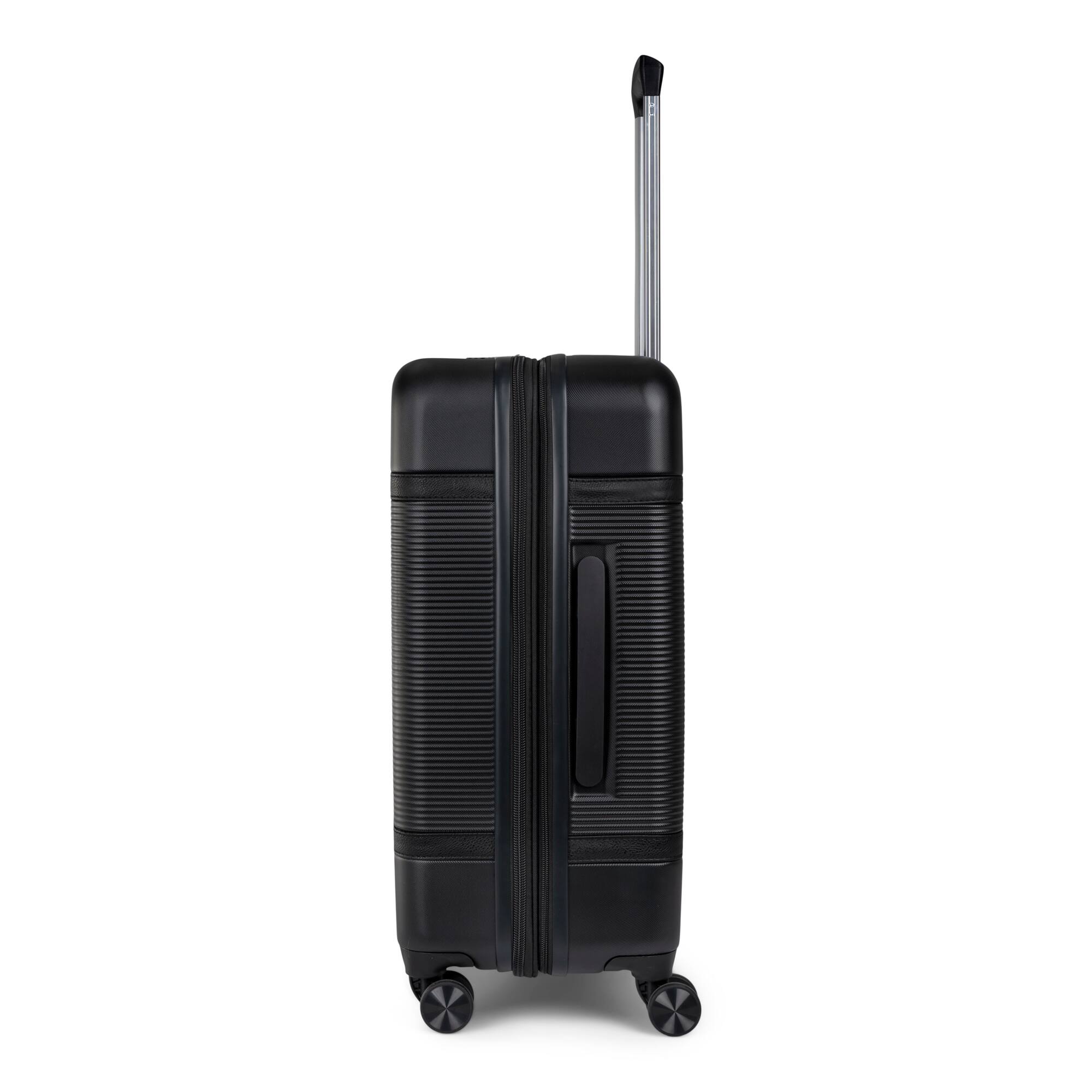 Left. Bugatti - 24" Wellington Suitcase - Black.