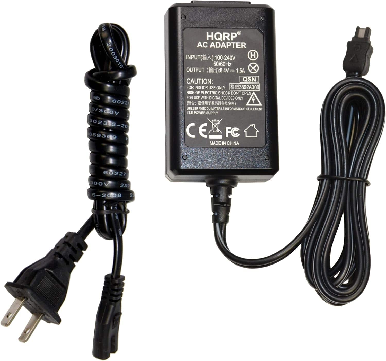 HQRP AC Adapter Charger for Sony AC L200 HandyCam HDR CX130 HDR