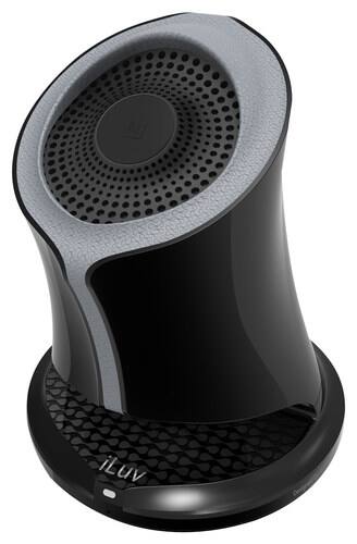 Front Standard. iLuv - Syren Bluetooth Speaker - Black.