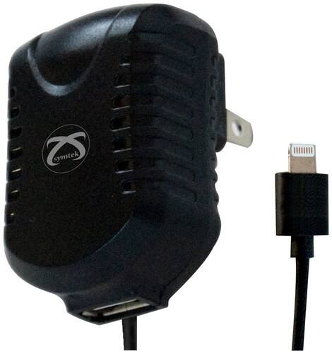 Front Standard. Symtek - TekPower AC Adapter with Apple® Lightning Connector.