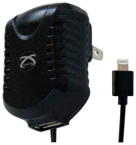 Front Standard. Symtek - TekPower USB AC Charger for Select Apple® iPod®, iPhone® and iPad® Models.
