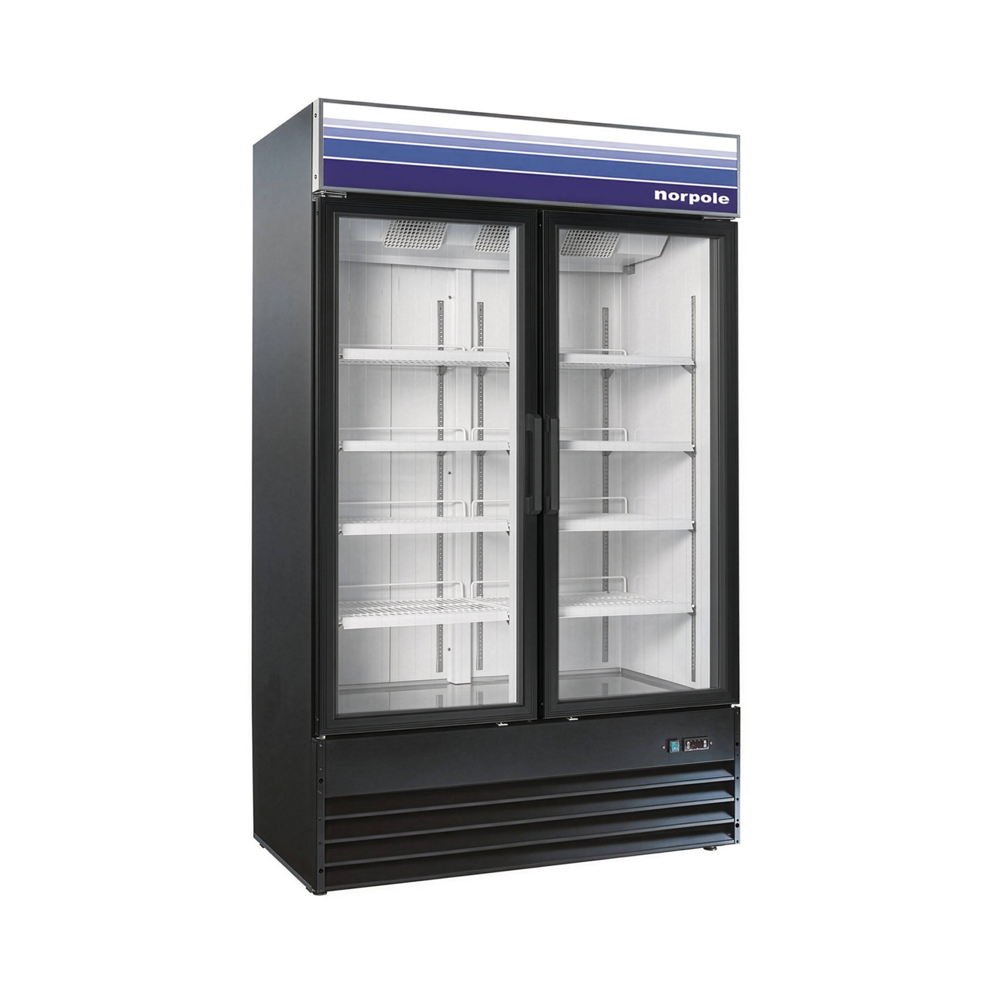 Alt View 5. Magic Chef - Commercial 29 cu. ft. 2-Door Upright Freezer in Black - Black.