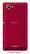 Back Standard. Sony - Xperia L Cell Phone (Unlocked) - Red.