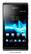 Front Standard. Sony - Xperia E dual Cell Phone (Unlocked) - Black.