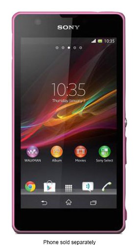 bulto Gracioso Catástrofe Best Buy: Sony Xperia ZR Cell Phone (Unlocked) Pink C5502 PINK