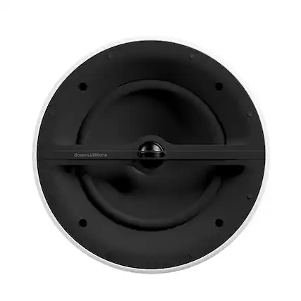 Front. Bowers & Wilkins - CI300 Series 8" In-Ceiling Speakers - (Pair) - Paintable White.