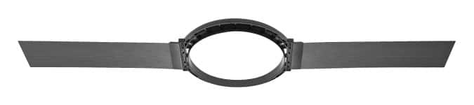 Front. Bowers & Wilkins - Pre-Mount Kit for Most 8" In-Ceiling Speaker Mounts - Black.