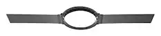 Front. Bowers & Wilkins - Pre-Mount Kit for Most 8" In-Ceiling Speaker Mounts - Black.