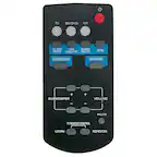 TV BD/DVD YIT CLEAR UNI AUDIO VOICE VOLUME DELAY STB SURROUND STEREO + SUBWOOFER + VOLUME - - MUTE TV REMOTE CONTROL LEARN REPEATER