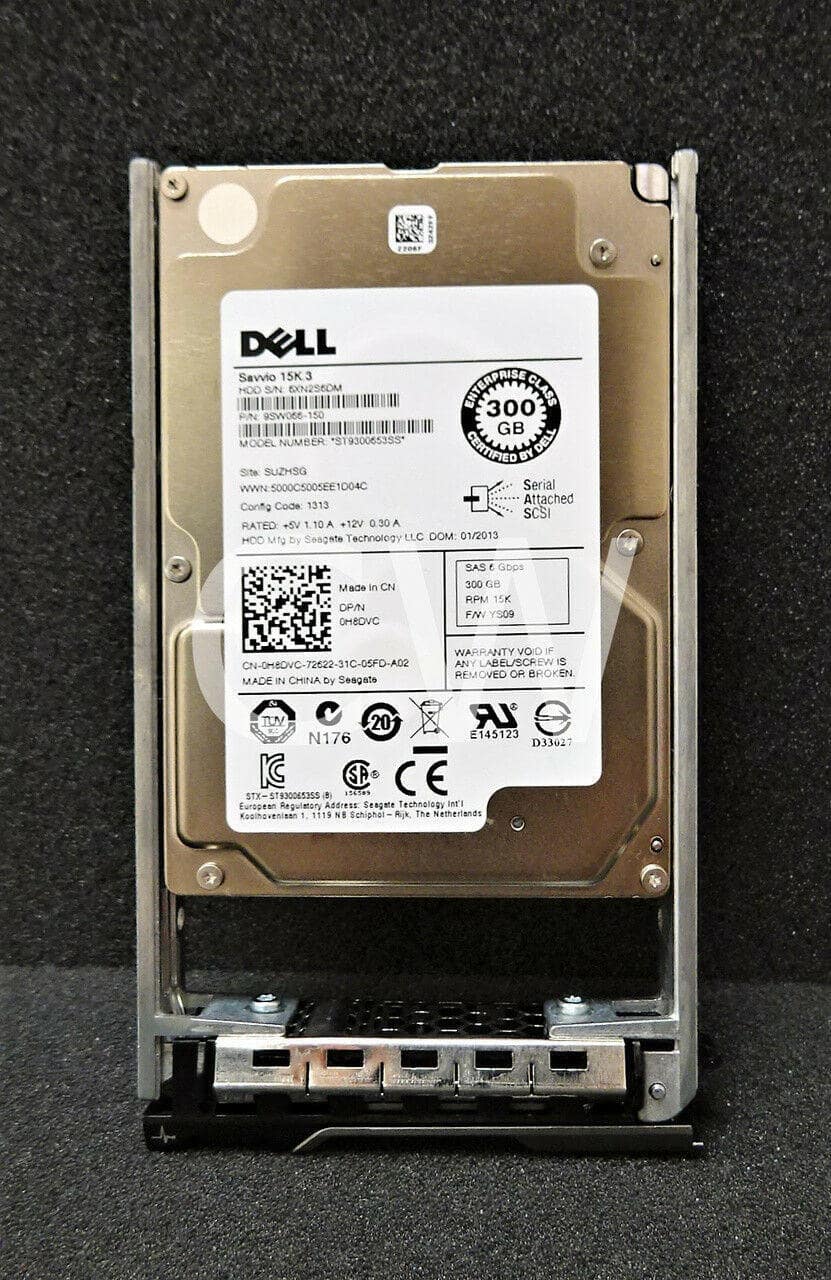 Dell H8DVC ST9300653SS 300GB 15K RPM 6Gb/s 2.5