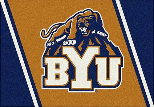 Front Standard. Milliken - BYU Small Rug.