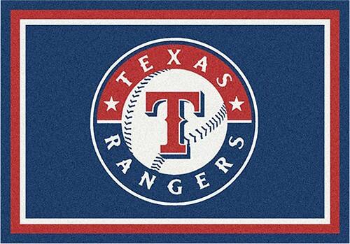 Front Standard. Milliken - Texas Rangers Small Rug.