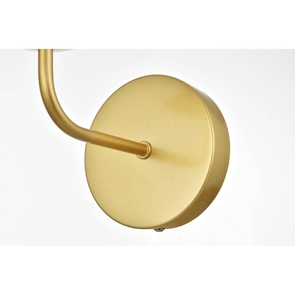 Living District - Genesis 1 light Bath Sconce - Brass And Clear price history on PriceWatchPro