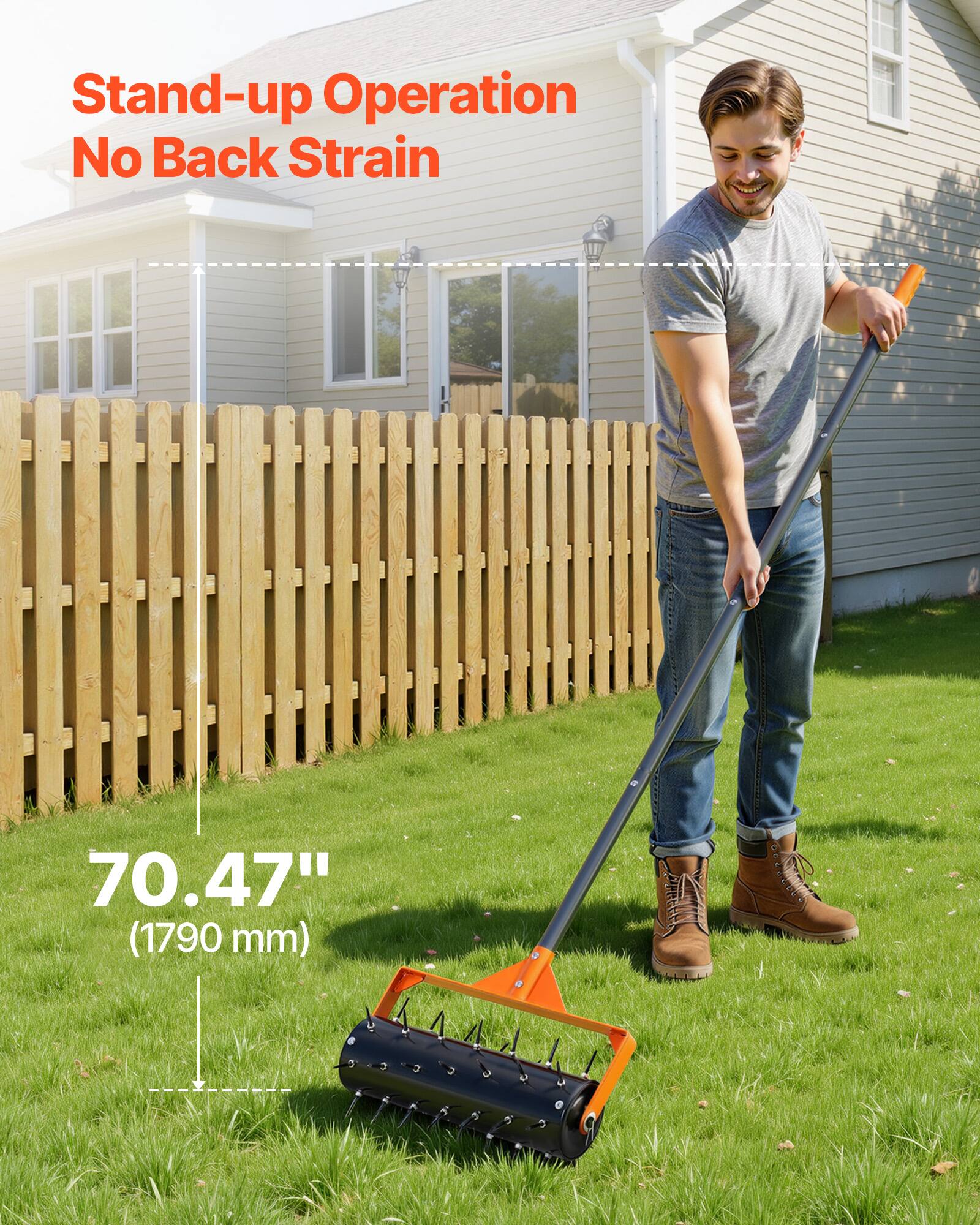 Stand-up Operation No Back Strain  
70.47" (1790 mm)