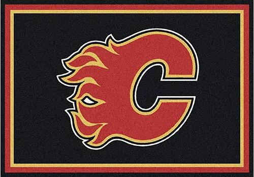 Front Standard. Milliken - Calgary Flames Small Rug.